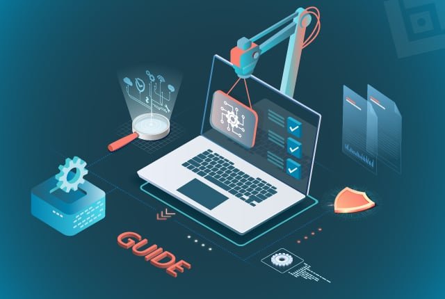 Abstract image representing RPA vs Cognitive Automation